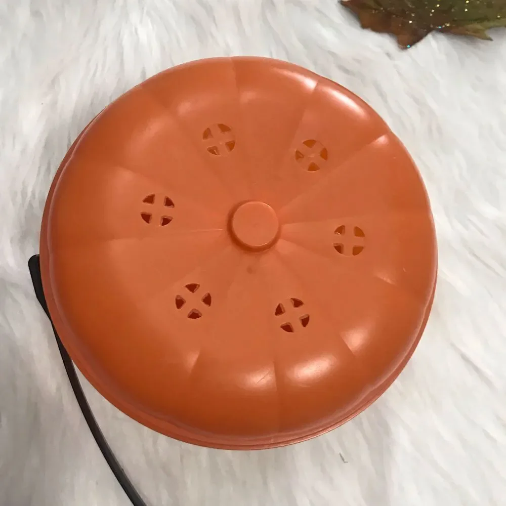 D 1980 McDonalds McBoo‎ Orange Halloween Pumpkin Happy Meal Pail